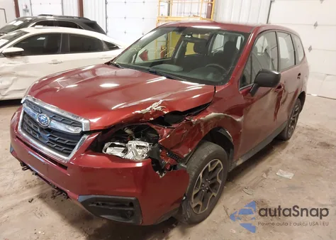 2018 Subaru Forester 2.5I z USA, uszkodzony, nr VIN JF2SJAAC9JG443004